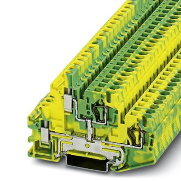 Double-level terminal block STTBU 4-PE image 1