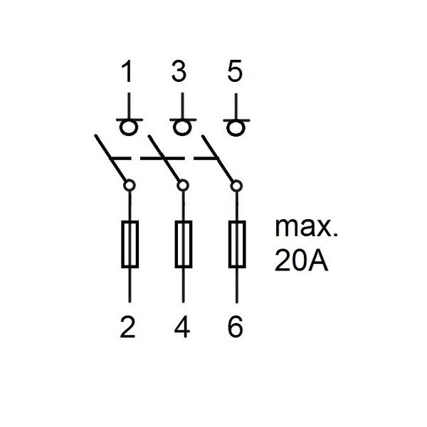 Switch-disconnector D02, series ARROW S, 3-pole, 20A image 2