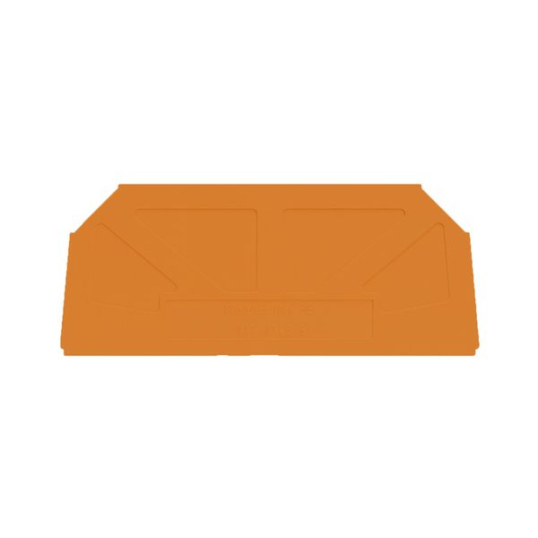 End plate (terminals), 82.2 mm x 1.5 mm, orange image 1