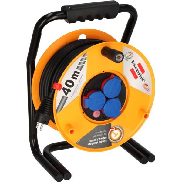 Brobusta IP44 cable reel for site & professional 40m H07RN-F 3G1,5 image 1