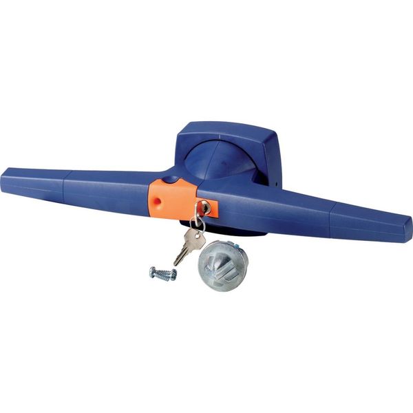 Toggle, 14mm, door installation, blue, cylinder lock image 4