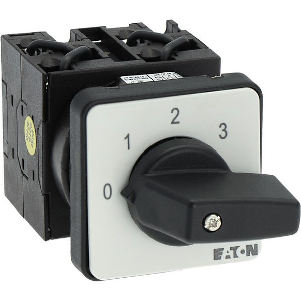 Step switches, T0, 20 A, flush mounting, 3 contact unit(s), Contacts: 6, 45 °, maintained, With 0 (Off) position, 0-3, Design number 15030 image 8