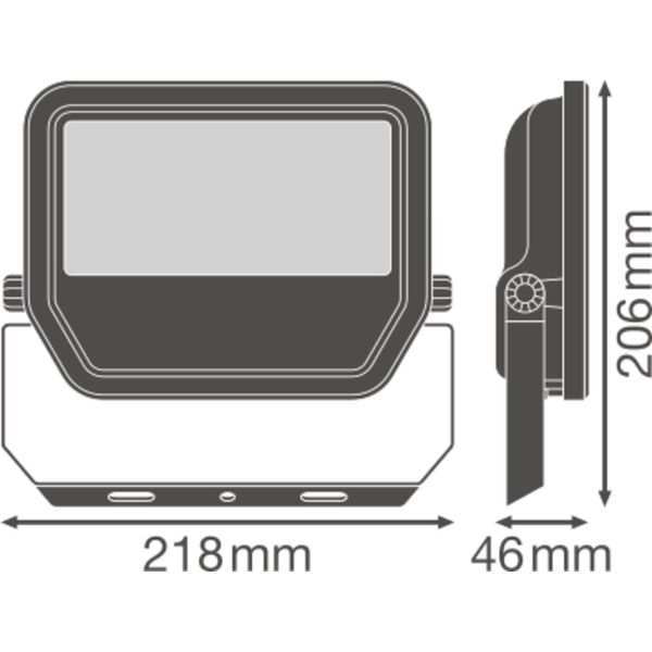 FLOODLIGHT 50 W 6500 K SYM 100 BK image 18