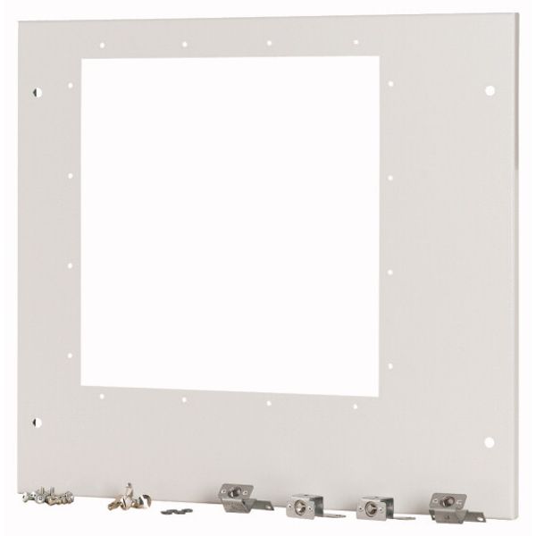 Front cover for IZMX40, fixed, HxW=550x600mm, grey image 1