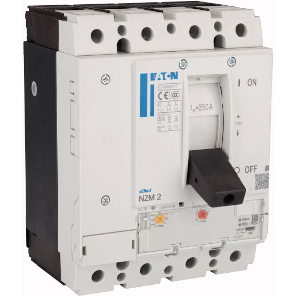 NZM2 PXR10 circuit breaker, 250A, 4p, Screw terminal image 5