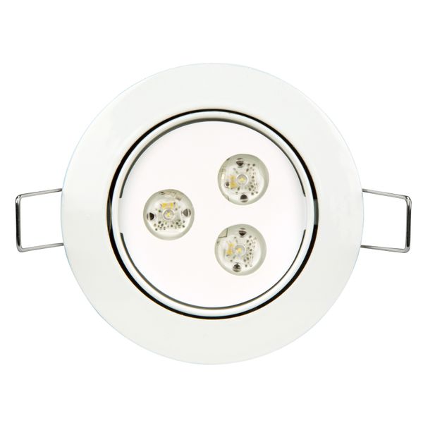 Emerg.lum.DHE 3x1W ERT-LED 3h 230V AC Self C.recessed m image 3