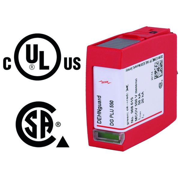 Surge arrester type 2 varistor protection module for DEHNguard M and S image 1