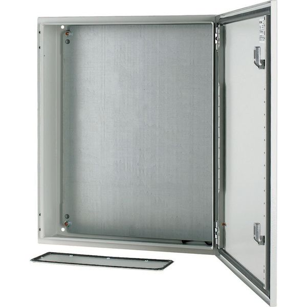 Wall enclosure with mounting plate, HxWxD=600x500x150mm image 5