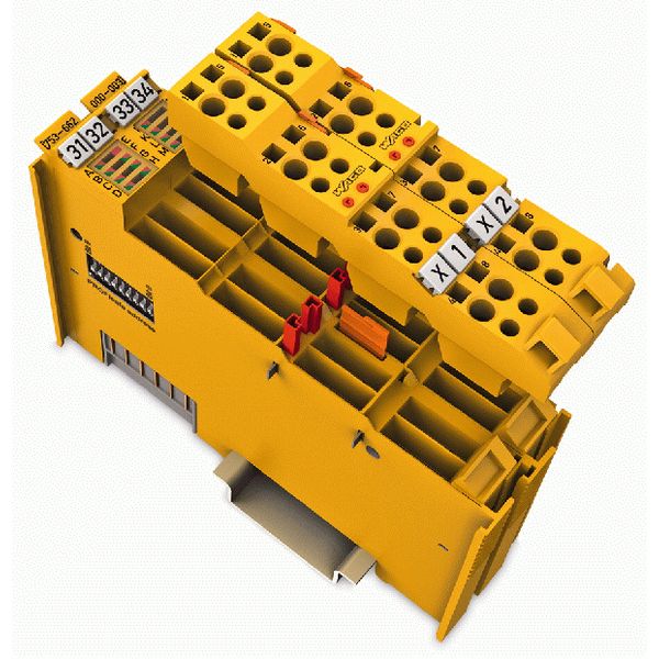 Fail-safe 8-channel digital input 24 VDC PROFIsafe V2.0 iPar yellow image 2