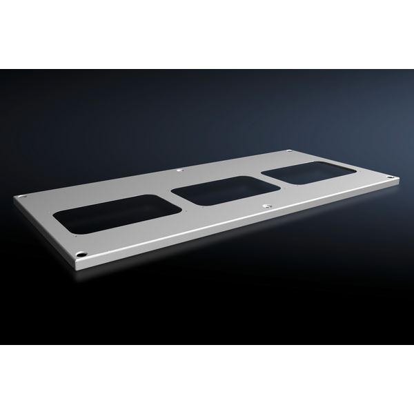 VX Roof plate, WD: 850x400 mm, for cable entry glands image 1