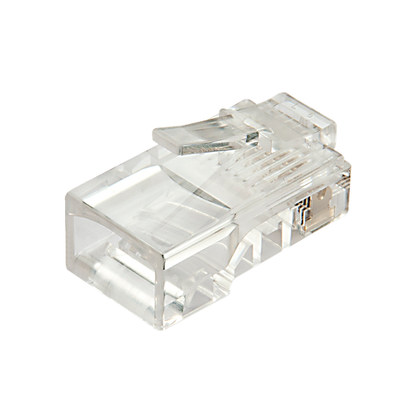 RJ-45 Connector UTP Cat.5e 10x for patch cord, crimp type image 2