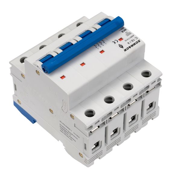 Miniature Circuit Breaker (MCB) AMPARO 6kA, C 16A, 4-pole image 3