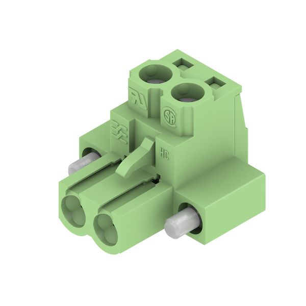 PCB plug-in connector (wire connection), 5.08 mm, Number of poles: 2,  image 5