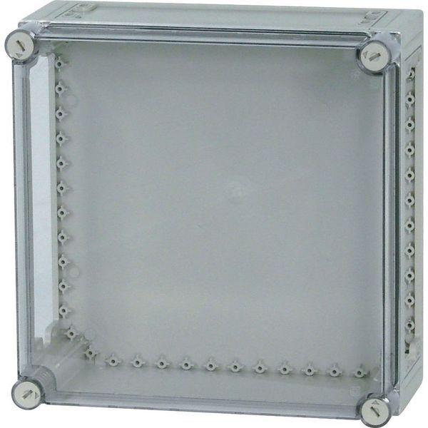 Insulated enclosure, top+bottom open, HxWxD=375x375x175mm image 3