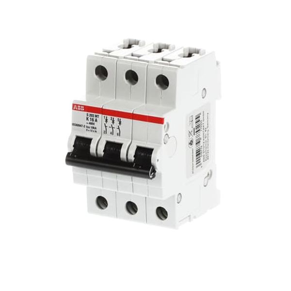 S203MT-K16 Miniature Circuit Breaker - 3P - K - 16 A image 4