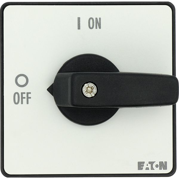 On-Off switch, 6 pole + 1 N/O + 1 N/C, 100 A, 90 °, flush mounting image 36