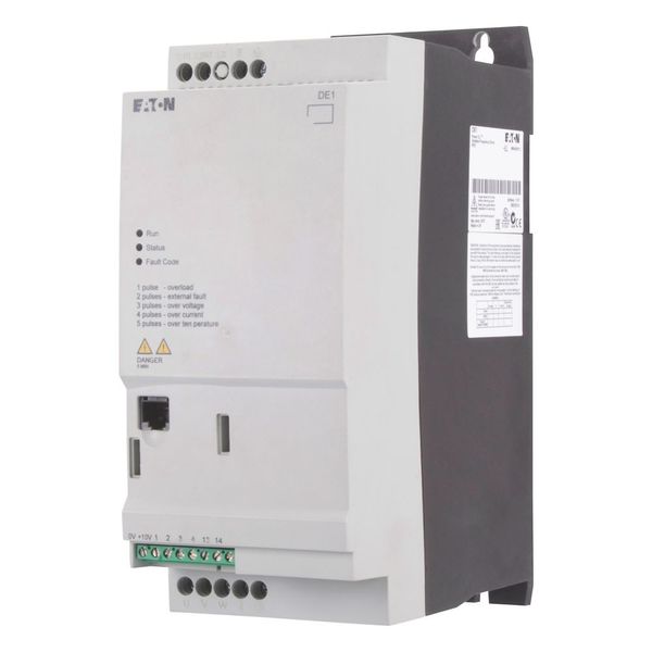 Variable speed starter, Rated operational voltage 230 V AC, 1-phase, Ie 9.6 A, 2.2 kW, 3 HP, Radio interference suppression filter image 3
