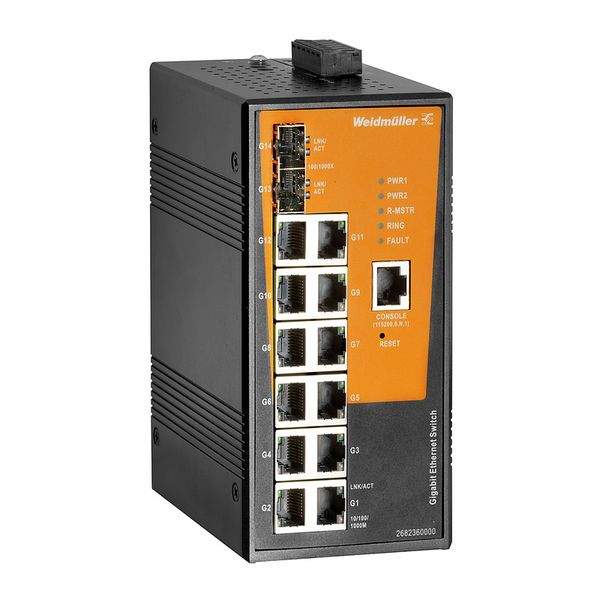 Network switch (managed), managed, Gigabit Ethernet, Number of ports:  image 1
