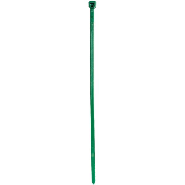 Cable Tie, Green PA 6.6, Temp to 85 Degr C,UL/EN/CSA62275 Type 2/21S R image 1