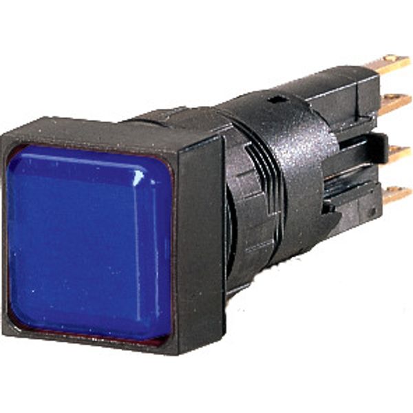 Indicator light, flush, blue, +filament lamp, 24 V image 1