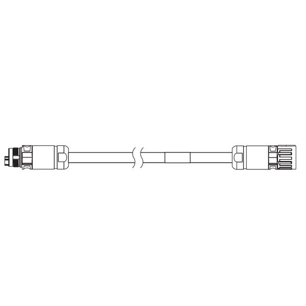 1SA series servo EXTENSION hybrid cable, 10 m, 230 V: 1 kW to 1.5 kW, image 2