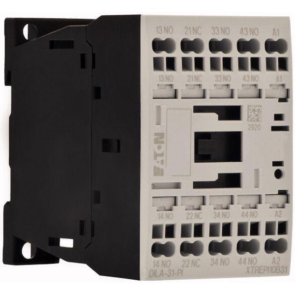 Contactor relay, 24 V 50/60 Hz, 3 N/O, 1 NC, Push in terminals, AC operation image 3