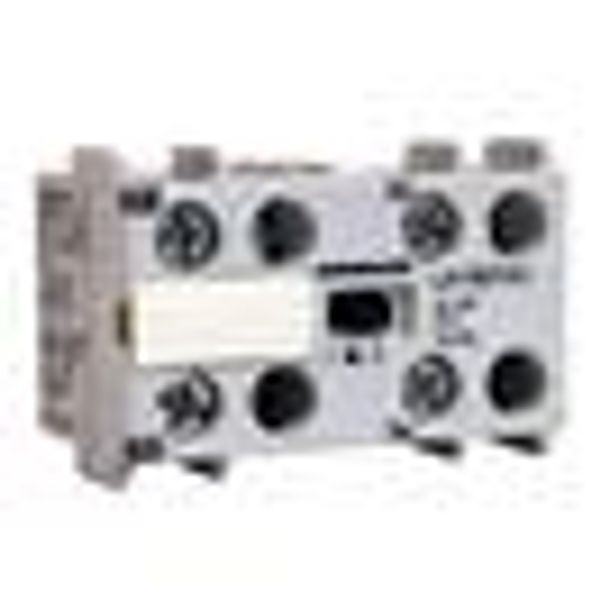 Auxiliary contact block for mini Contactors LA1, 1NO+1NC image 2