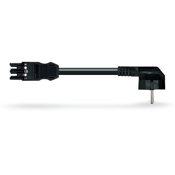 pre-assembled adapter cable Eca Socket/SCHUKO plug black image 5