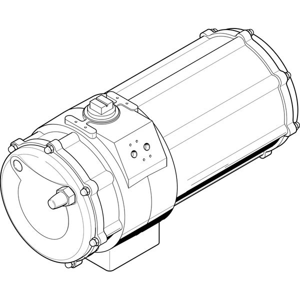 DAPS-1440-090-RS1-F16 Quarter turn actuator image 1