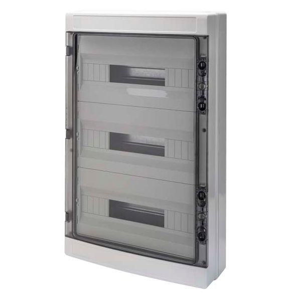DISTRIBUTION BOARD WITH PANELS WITH WINDOW AND EXTRACTABLE FRAME - PRE- ARRANGED FOR TERMINAL BLOCK - (18X3) 54M IP65 image 1
