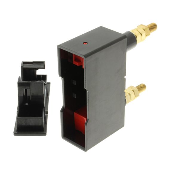 Fuse-holder, LV, 63 A, AC 550 V, BS88/F2, 1P, BS, back stud connected, black image 22