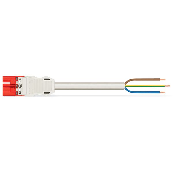 pre-assembled connecting cable Eca Plug/open-ended red image 5