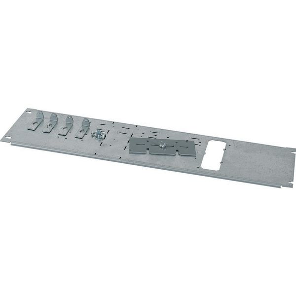 Mounting plate for  W = 800 mm, NZM2, vertical image 3