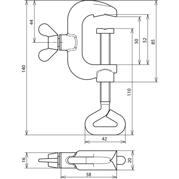 Earthing clamp 3/8 -1 1/4   6-16mm² for pipelines D 5-45mm MCI/tZn Sup image 2