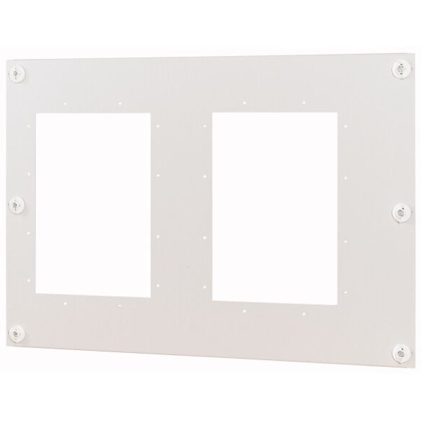 Front plate 2xIZMX16, withdrawable, HxW=500x800mm image 1