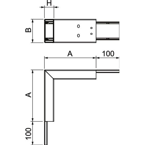 PLM EC 0410 FS External corner with fire protection mesh 320x100x320 image 2