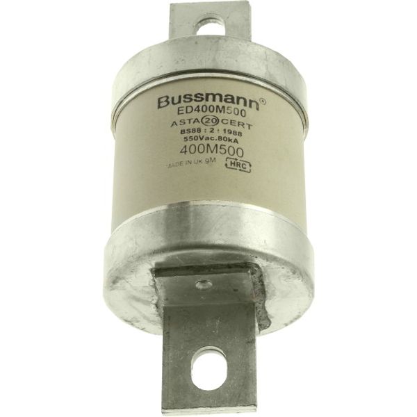 Fuse-link, LV, 400 A, AC 550 V, BS88/B3, BS88/B4, 59 x 136 mm, gM, BS, 400M500 image 6