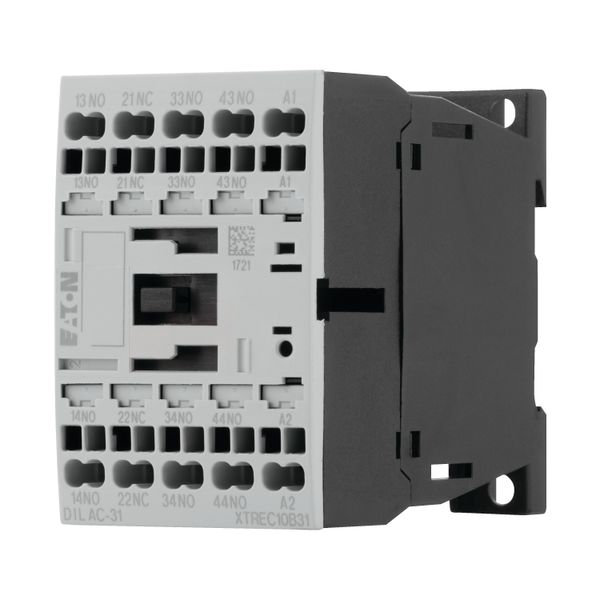 Contactor relay, 230 V 50/60 Hz, 3 N/O, 1 NC, Spring-loaded terminals, AC operation image 12