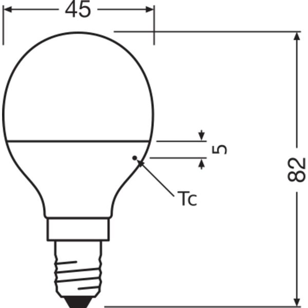 LED STAR CLASSIC P 4.9W 827 Frosted E14 image 9