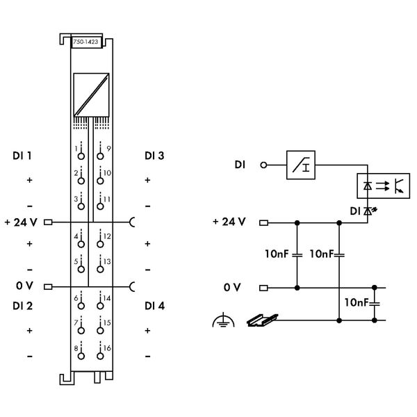 4-channel digital input 24 VDC 0.2 ms - image 4