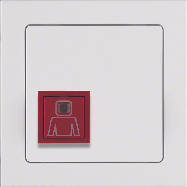 Call button frame, Q.3, p. white velvety image 1