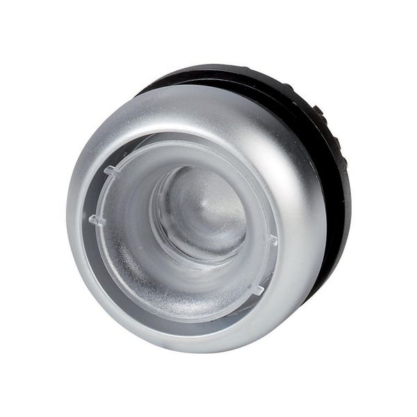 Illuminated pushbutton actuator, RMQ-Titan, Flush, momentary, Without button plate, Bezel: titanium, big pack image 3