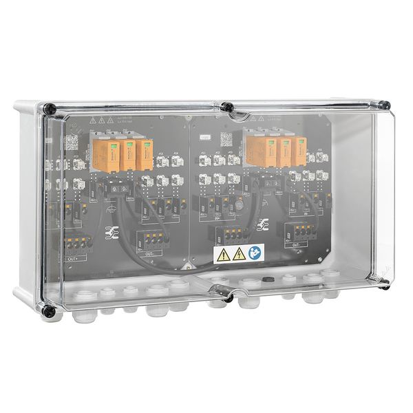 Combiner Box (Photovoltaik), 1000 V, 2 MPP's, 3 Inputs / 3 Outputs per image 1