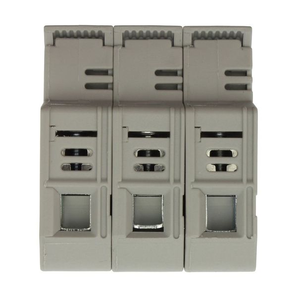 Fuse-holder, LV, 30 A, AC 600 V, 10 x 38 mm, CC, 3P, UL, DIN rail mount image 43