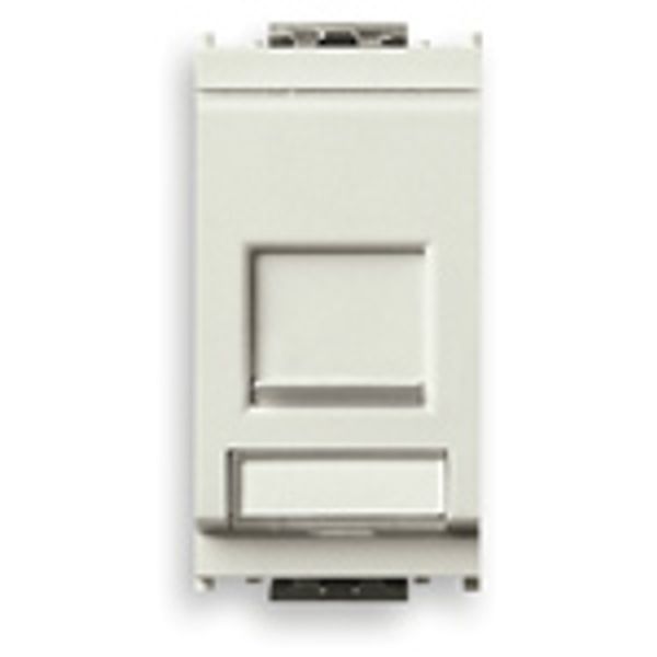 RJ45 Cat5e AMP/Tyco FTP outlet white image 1