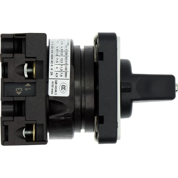 Changeoverswitches, T0, 20 A, flush mounting, 1 contact unit(s), Contacts: 2, 45 °, maintained, With 0 (Off) position, HAND-0-AUTO, Design number 1543 image 8