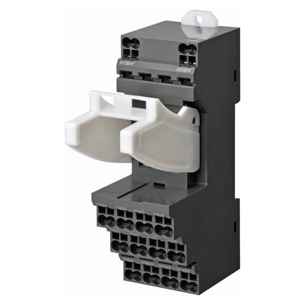 Socket, DIN rail/surface mounting, 31 mm, 14-pin, Push-in terminals image 3