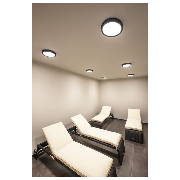 AINOS, ceiling light, round, anthracite image 4