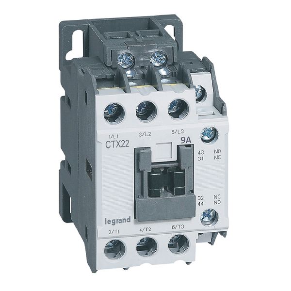 CTX CONTACTOR 3P 9A 1NO1NC 380V AC SCREW SZ2 image 1