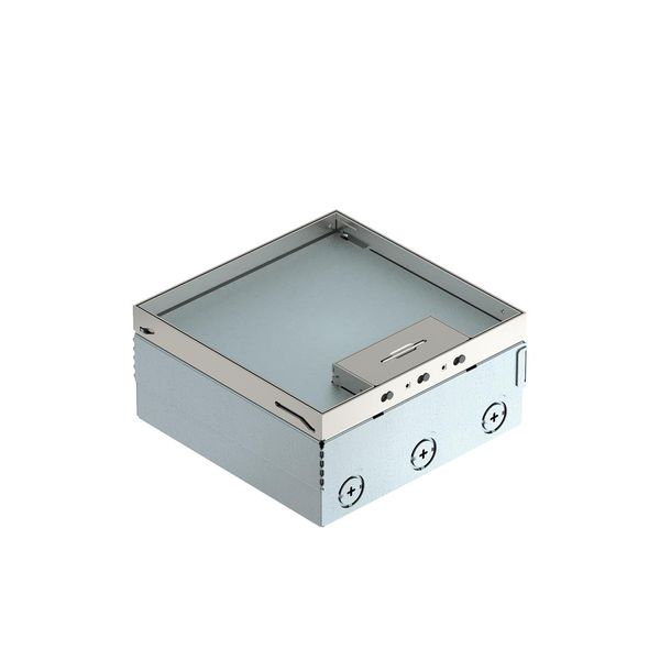 UDHOME4 2V UT V Floor box, complete triple VDE socket image 1